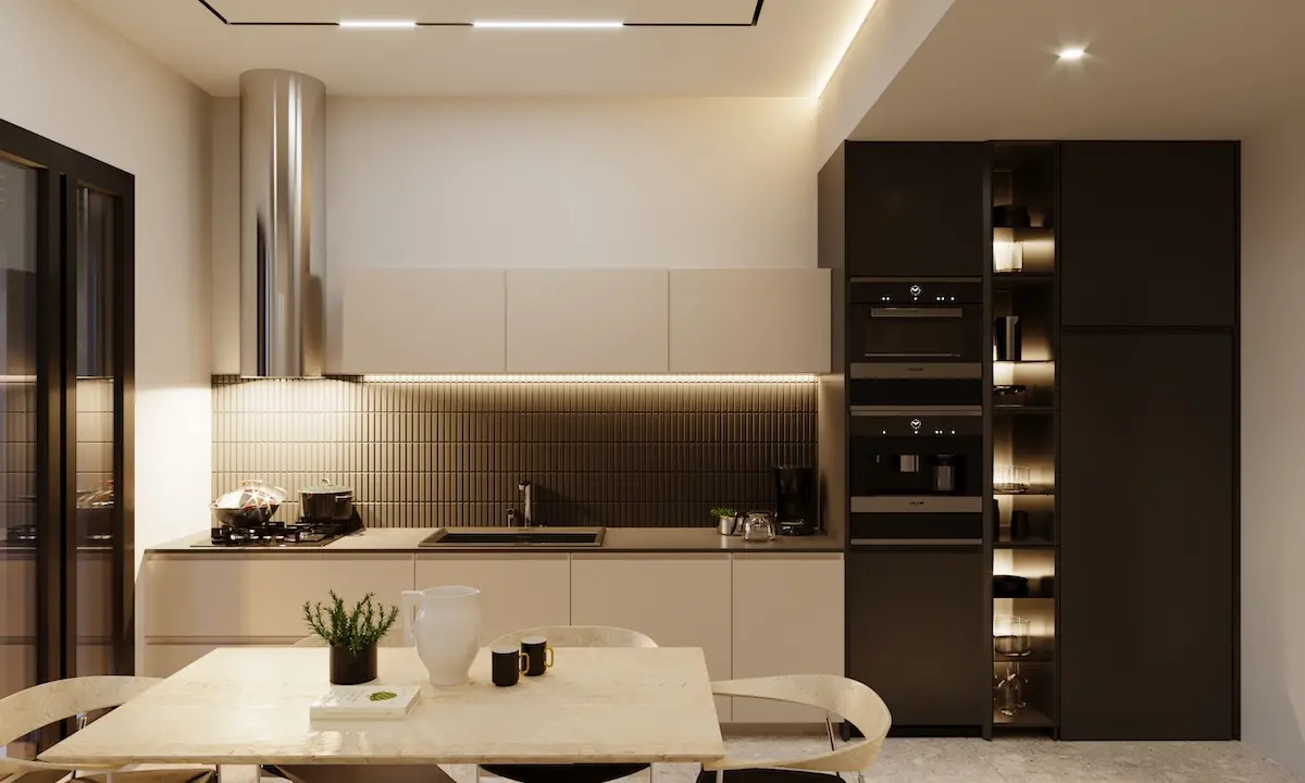 Fitted kitchen